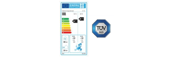 Energetska oznaka A+++ i TUV SUD licenca