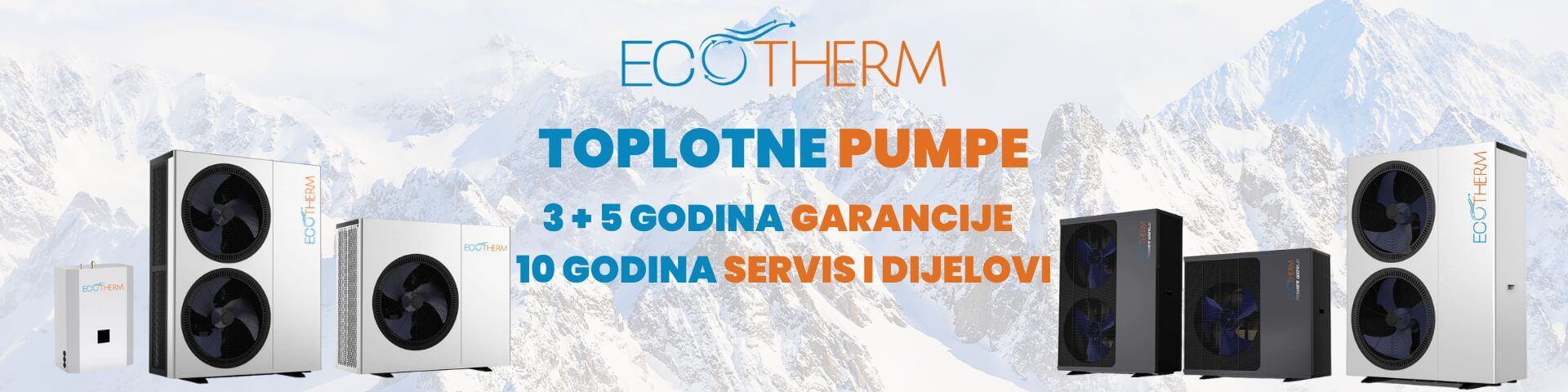 Toplotne pumpe Ecotherm 